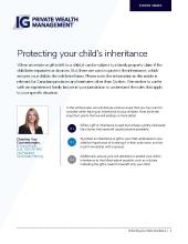 Protecting Your Child's Inheritance